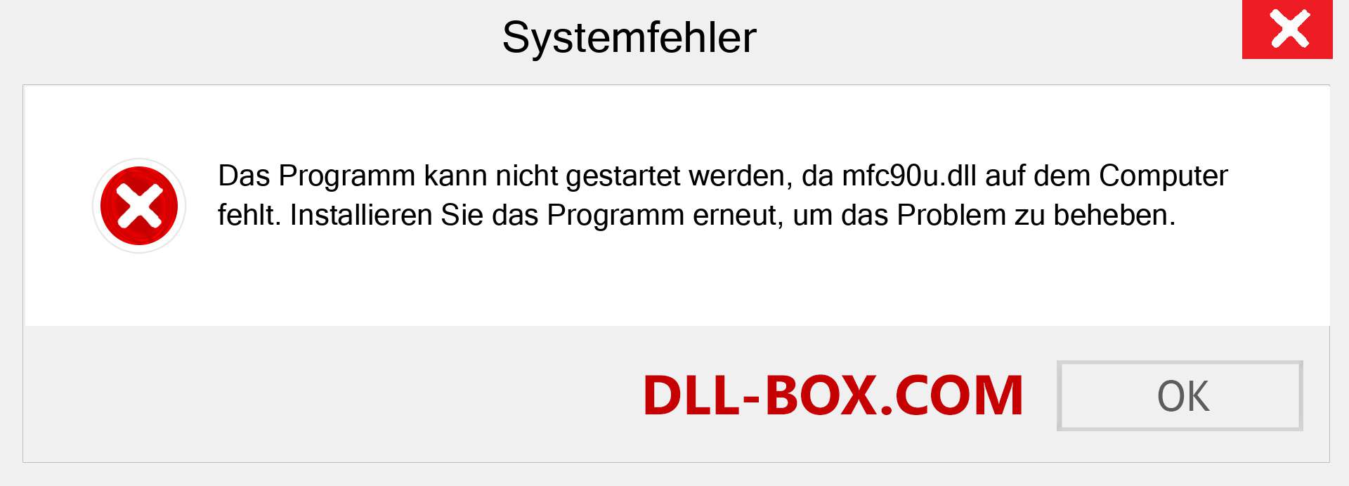 mfc90u.dll-Datei fehlt?. Download für Windows 7, 8, 10 - Fix mfc90u dll Missing Error unter Windows, Fotos, Bildern